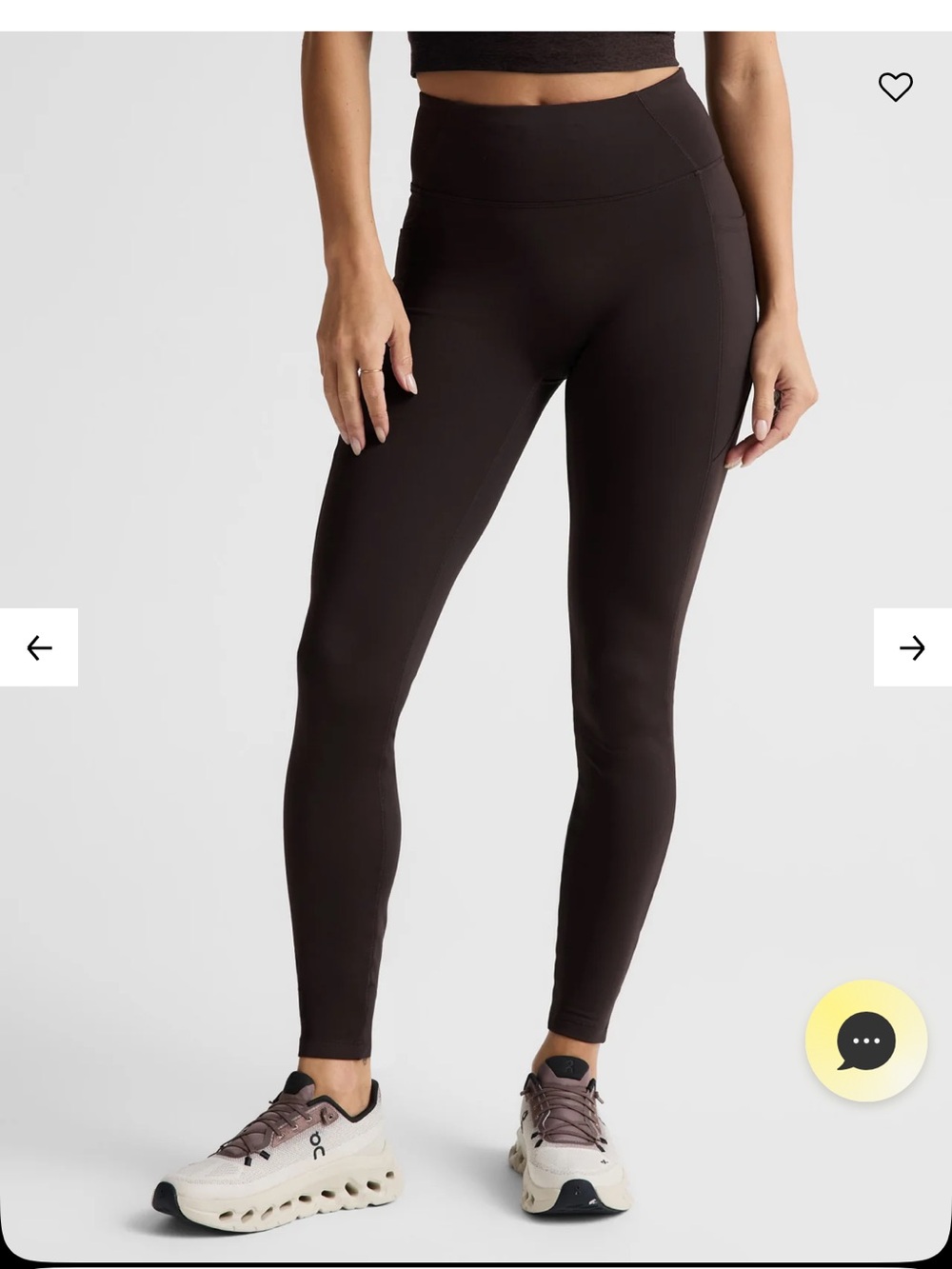 NWT Beyond Yoga Pacer Fleece-Backed Zip Pocket Full Length Legging